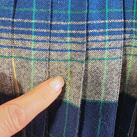 Vintage Pendleton 1950's Reversable Wool Plaid Skirt Womens Size XS - Picture 11 of 17